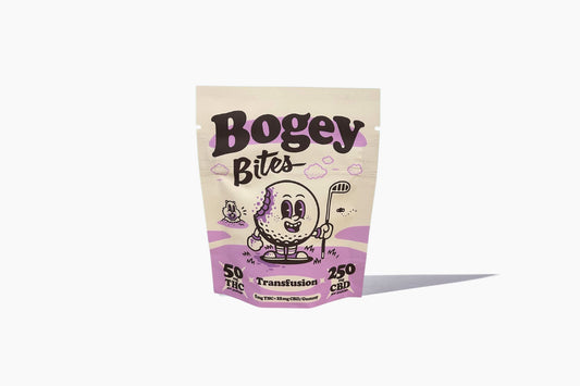 Bogey Bites Transfusion Gummies 50mg THC + 250mg CBD